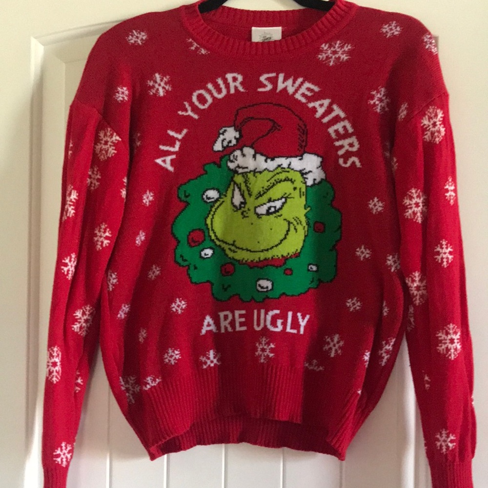 Grinch ugly Christmas sweater